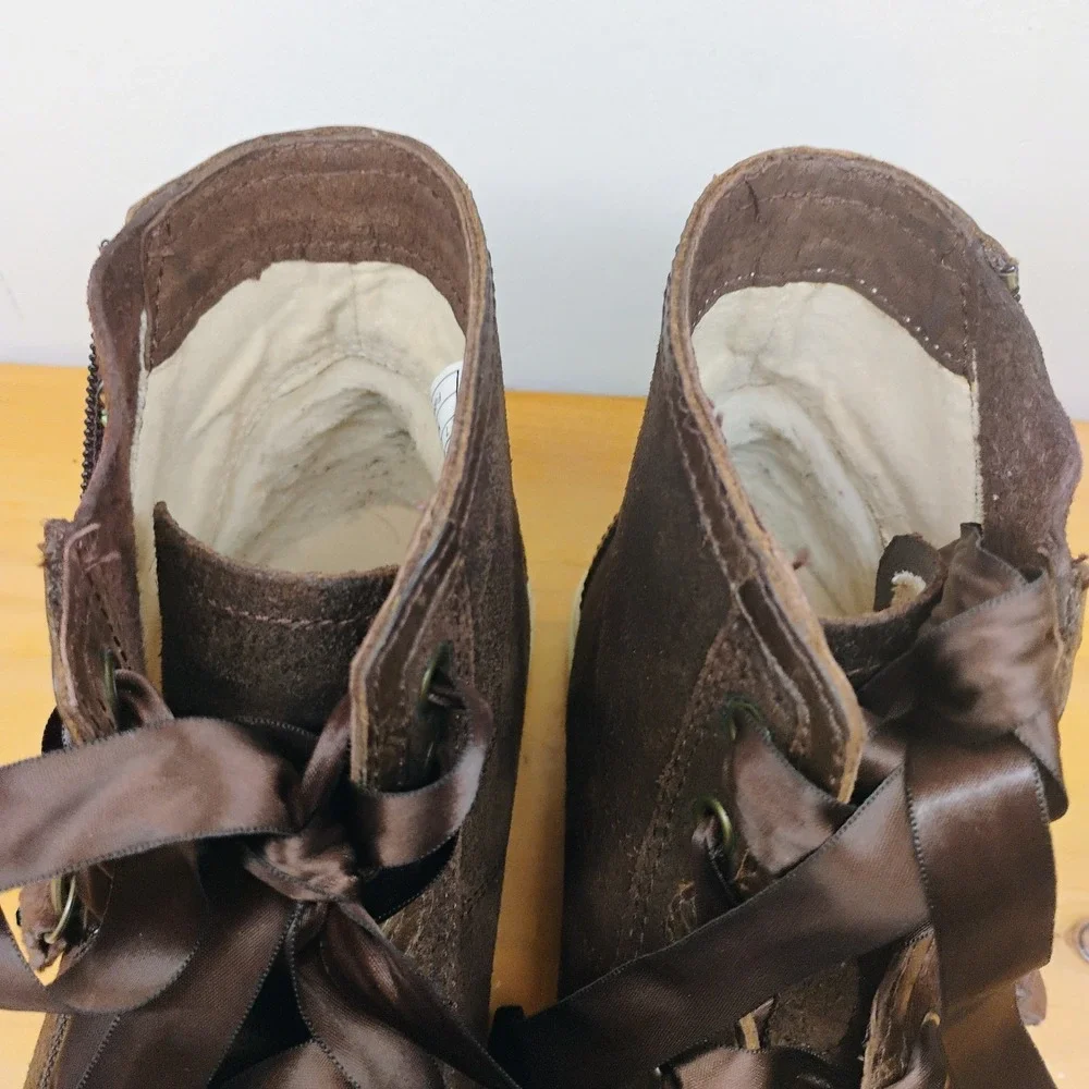 UGG Australia‎ Blaney Crystals Brown Leather Ankle Booties Womens Size 7 Shoes